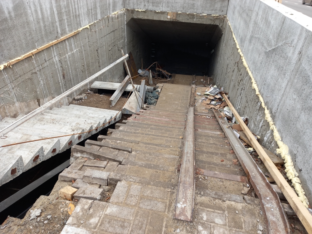 В Курске ремонт подземных переходов может затянуться