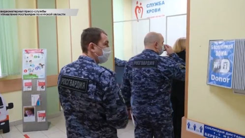 Курские росгвардейцы приняли участие в донорской акции