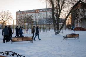 Губернатор проверил, как Курск очистили от снега