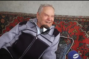 Житель Курска отмечает 100-летний юбилей