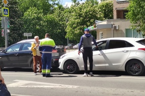 В Курске на Радищева затруднено движение