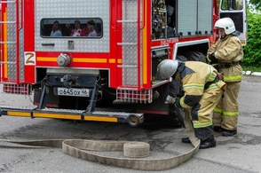 В Курске проведена тренировка спасательных служб