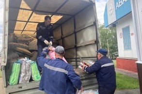 Из Курска отправили гуманитарную помощь в Белгородскую область
