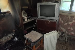 В Курской области в пожаре погиб мужчина