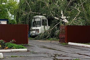 В Курской области от непогоды пострадала инфраструктура
