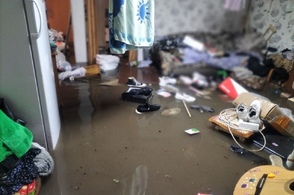 У некоторых курян после дождя затопило даже дома
