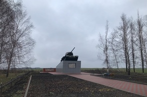 В Курской области восстановили памятник в виде танка