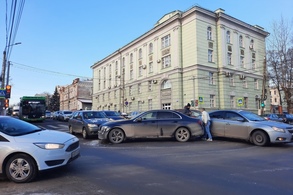 В Курске на перекрестке ул.Щепкина и Дзержинского произошло ДТП