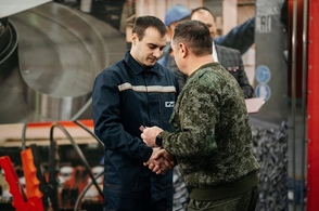 Работник Курского аккумуляторного завода награжден медалью &laquo;За отвагу&raquo;