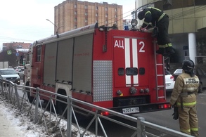 В Курске проводятся пожарные учения