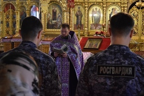 В Курске состоялся благодарственный молебен, посвященный Дню войск национальной гвардии