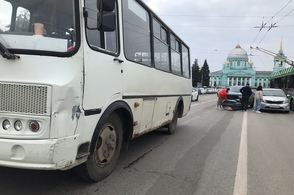 В Курске снова ДТП с участием автобуса