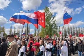 В Курске отмечают праздник весны и труда