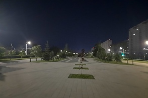 Курский парк Патриот на проспекте Победы утопает во мраке