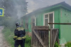 При пожаре в Курске погиб мужчина