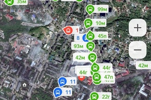 В Курске затруднено движение транспорта