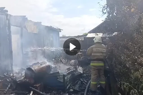 В Курской области произошло возгорание из-за оставленной лампад