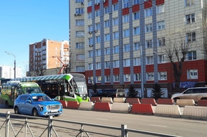 В Курске проходит реконструкция трамвайных путей, изменение схемы движения автобусов