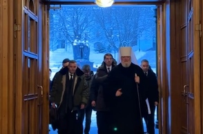 Врио губернатора Курской области встретился с переселенцами и посетил Коренную пустынь и встретился