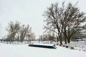 В Курске в сквере на улице Союзной вандалы сломали скамейку
