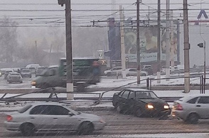 В Курске из-за непогоды растет количество ДТП