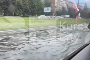 Куряне делятся в соцсетях последствиями ночных ливней