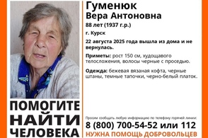 В Курске пропала 88-летняя пенсионерка