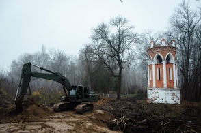 Благоустройство Башни Шамиля во Льгове продлится до декабря