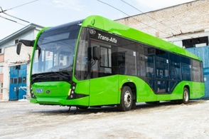 В Курске вышел в обкатку новый троллейбус "Авангард"