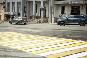 В Курске приступили к нанесению дорожной разметки