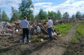 В Курске в районе ТЭЦ-1 обнаружили несанкционированные свалки в районе тёплого канала