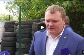 В Курске стартовала акция по сбору автомобильных покрышек