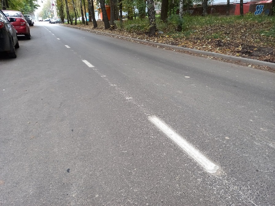 Разметку на улице Чехова в Курске проверит комиссия