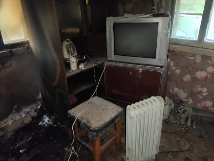 В Курской области в пожаре погиб мужчина