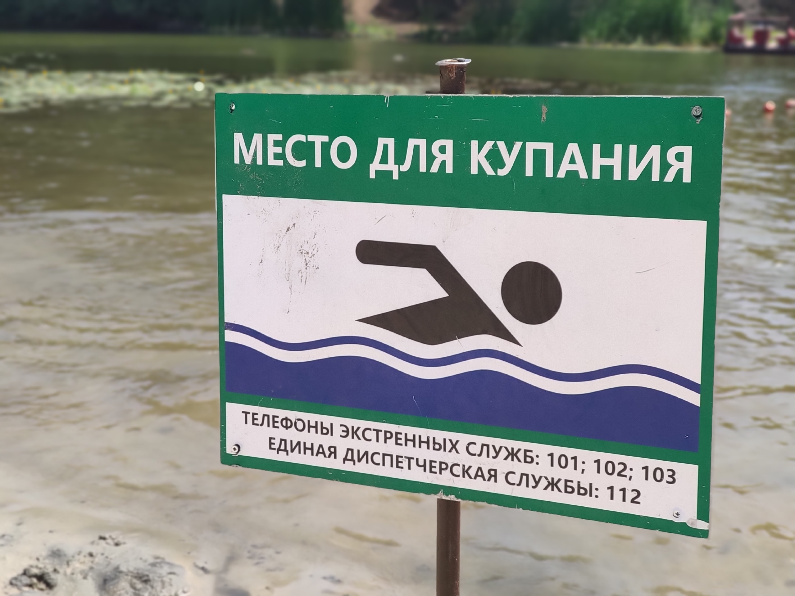 Курянам напоминают о купании в положенном месте
