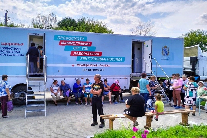 В Курской области продолжает работу Поезд здоровья