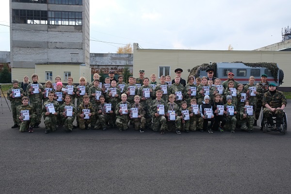 Воспитанники кадетского класса заняли первое место в триатлоне «Юный спецназовец»