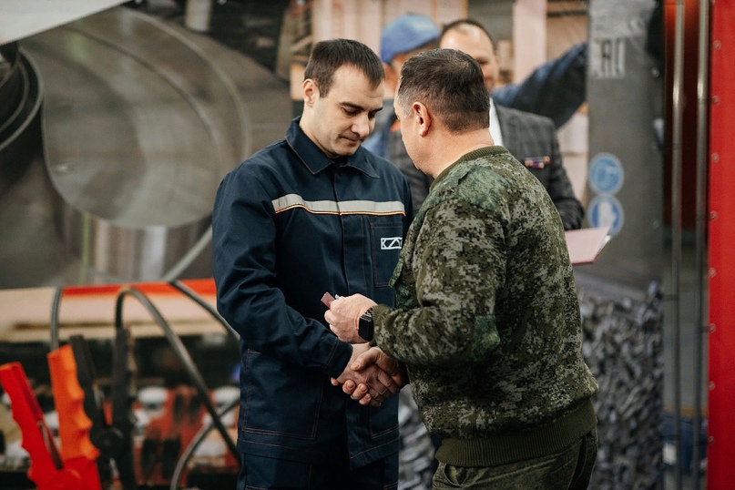 Работник Курского аккумуляторного завода награжден медалью «За отвагу»