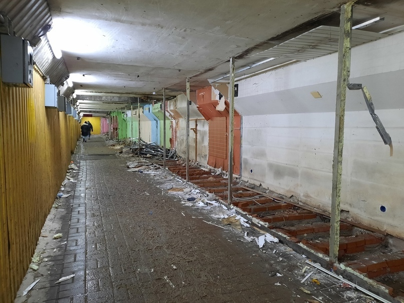 В Курске в подземном переходе на Народной откачали воду
