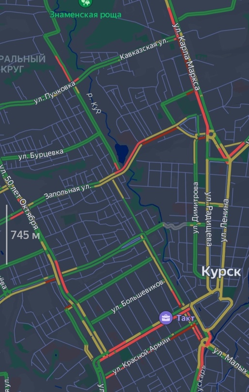 Курян предупреждают про утренние заторы на дорогах
