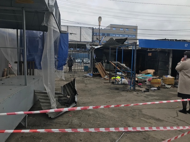 В Курске после обстрела ВСУ повреждены павильоны