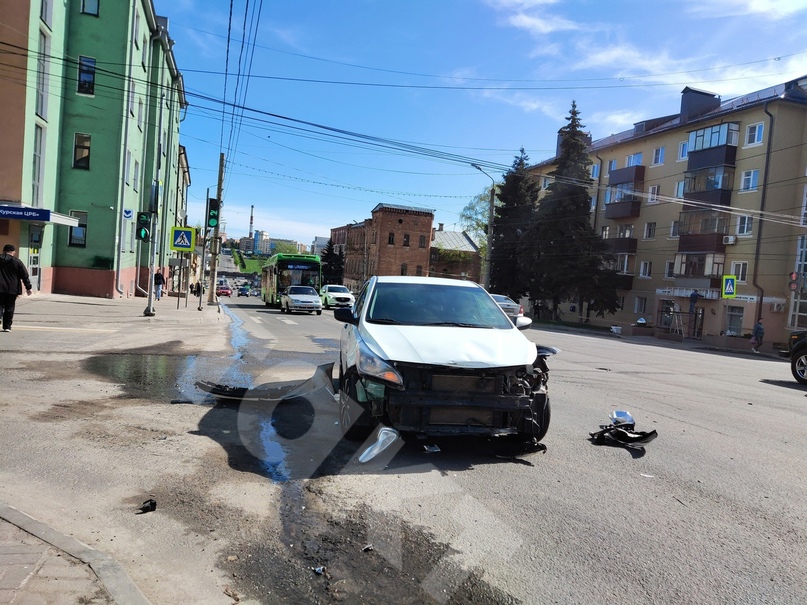 В Курске утром 15 апреля произошло ДТП