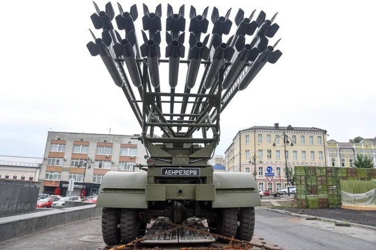 В Курске открылась выставка военной техники времён ВОВ