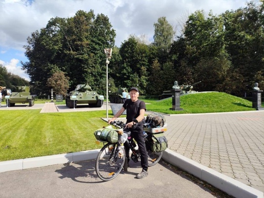 Пенсионер из Курска совершил велопутешествие длинною в 1000 км