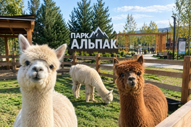 Парк альпак из Курска перенесли в Тверскую область
